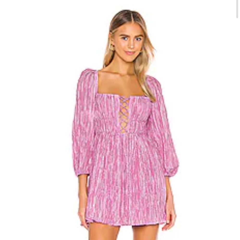 Take me out mini dress pink